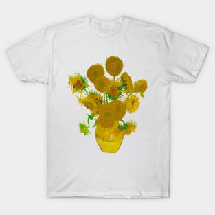 Sunflowers - Vincent Van Gogh T-Shirt